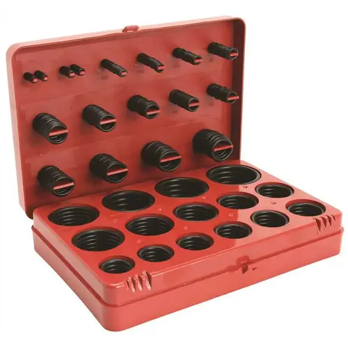 RPM PRODUCTS R-60 O-RING KIT, AS568 STANDARD O-RINGS, AND 29 SIZES Black