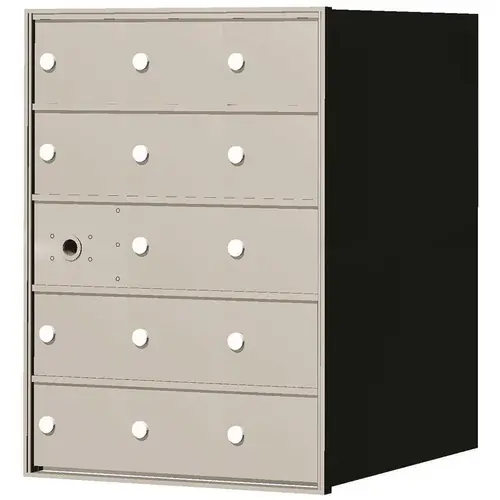 Florence 140053A 21" 1,400 Series 14-Compartment Recessed Front Load Horizontal Mailbox Anodized Aluminum