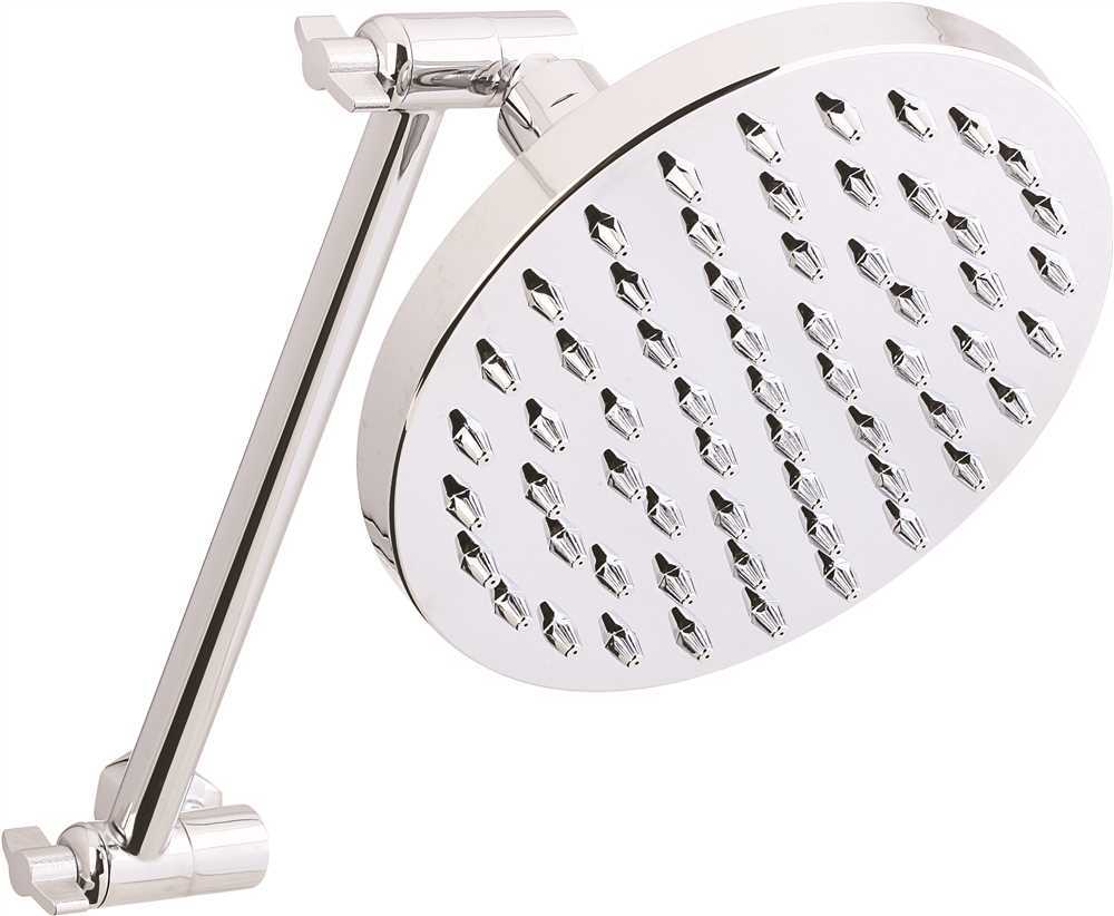 Premier 3580812 1-Spray 6 in. Single Wall Mount Fixed Rain Shower Head in Chrome