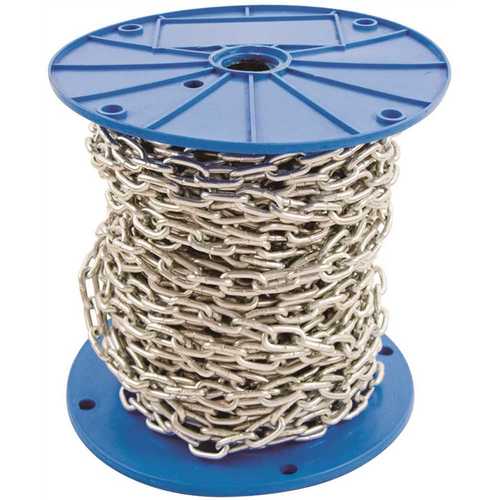 5/32 in. x 98 ft. Zinc Straight Link Chain