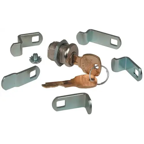 Compx Security C8730-14A-KD MAILBOX LOCK MULTI-CAM INTERIOR USE KD Brushed Nickel