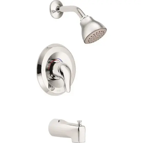 Chateau 1-Handle Wallmount Tub and Shower Trim Kit in Chrome Bulk Pack (Valve Not Included)