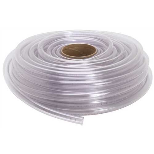 5/8 in. x 1/2 in. x 100 ft. Clear PVC Tubing