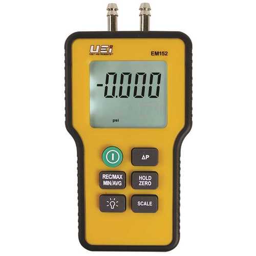 Dual Differentrial Digital Manometer