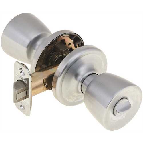 ABBEY SIGNATURE SERIES PRIVACY LOCKSET SATIN CHROME