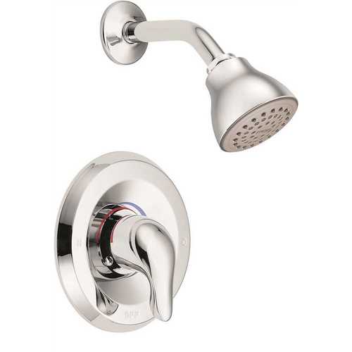 Chateau Posi-Temp Single-Handle 1-Spray Shower Faucet with Valve in Chrome