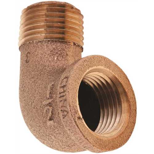 90 DEGREE BRASS STREET ELBOW, 3/4 IN., LEAD FREE