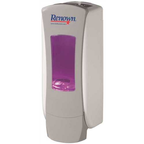 Efm Foam Hand Soap Dispenser, Gray-White, 1,250 Ml Gray, White