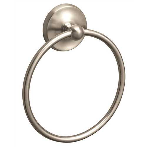 Bayview Towel Ring in Brushed Nickel