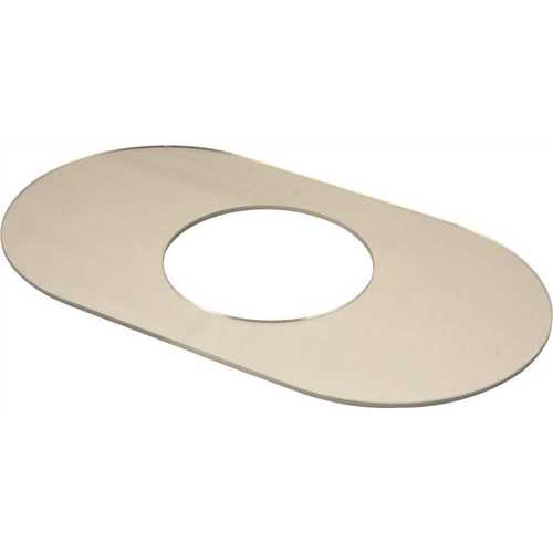 Proplus 133607 14 in. x 8 in. Acrylic Single Handle Cover Plate