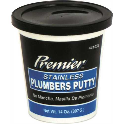 Premier 043125 Won'T Harden, Crack Or Crumble For Setting Closet Bowls, Sink Strainers Not For Use On Marble