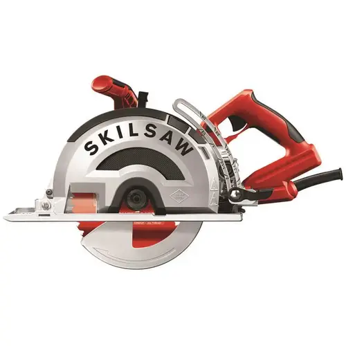 Circular Saw, 15 A, 8 in Dia Blade, 5/8 in Arbor, 2-3/4 in D Cutting, 0 deg Bevel Red