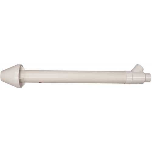 2 in. Concentric PVC Termination White