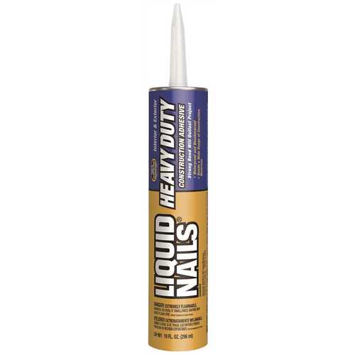 Liquid Nails LN-901 Heavy-Duty Construction Adhesive, Tan, 10 oz Cartridge