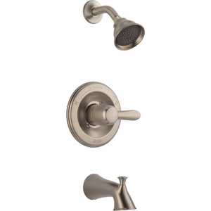 Delta T14438 Ss Lahara 1 Handle Tub And Shower Faucet Trim Kit