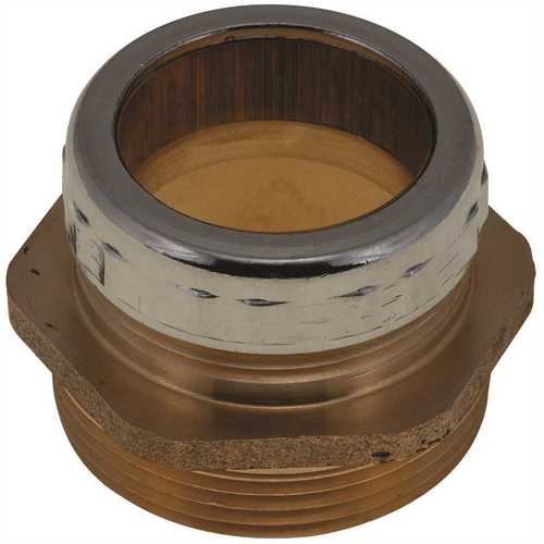 TRAP CONNECTOR, 1-1/4 IN. OD X 1-1/2 IN. MIP Finish