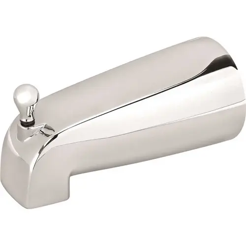 Proplus 159695 SLIP-ON BATHTUB SPOUT WITH PULL-UP DIVERTER, CHROME