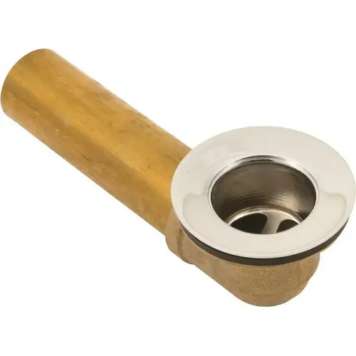 Proplus 173015 BRASS BATHTUB SHOE ASSEMBLY, 1-1/2 IN Chrome Plated