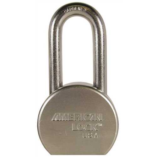 700 Series 2-1/2 in. Professional Padlock with Long Shackle Chrome, Silver