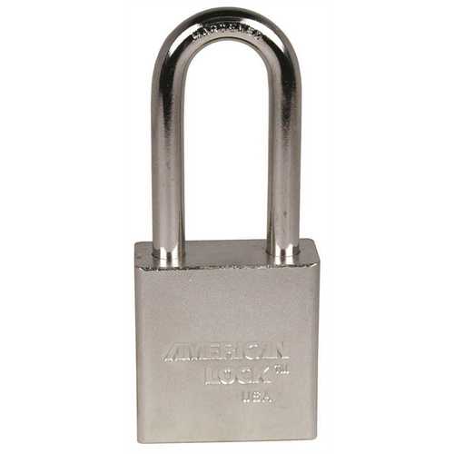 American Lock A5201 1-3/4 in. Padlock Solid Steel Body KD Triple Satin Chrome