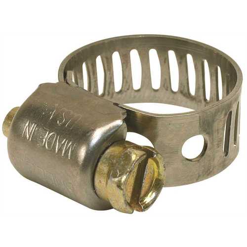 MINI HOSE CLAMP, STAINLESS STEEL, 7/32 IN. TO 5/8 IN - pack of 10