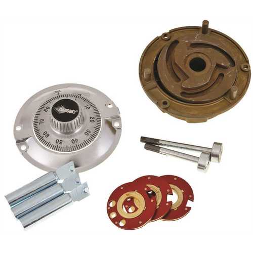 REPAIR KIT FOR ROUND BODY LIFT-OUT DOOR HEADS Chrome, Silver