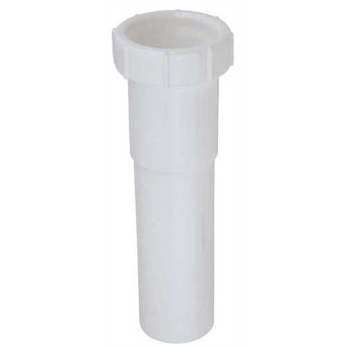Durapro 172252 1-1/2 in. x 6 in. Slip-Joint Extention Tube White
