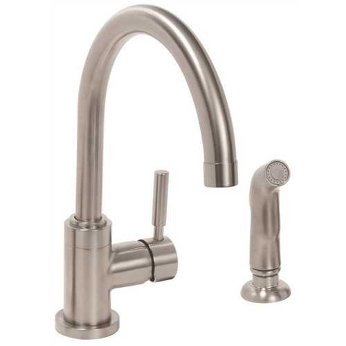 Premier 67258W-0001 Essen Single-Handle Kitchen Faucet with Side Spray in Brushed Nickel