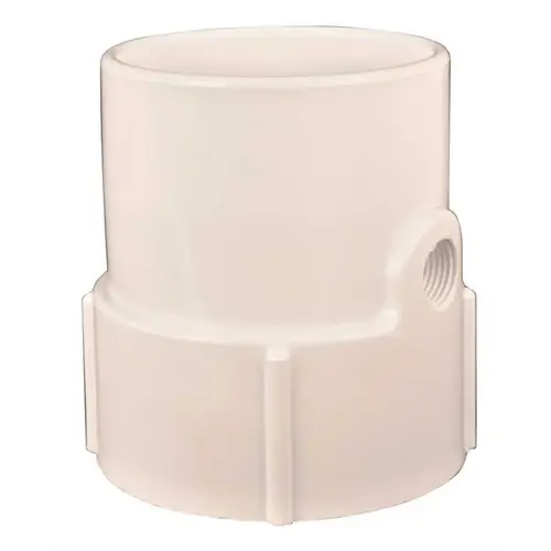 3 in. or 4 in. Drain Base PVC White