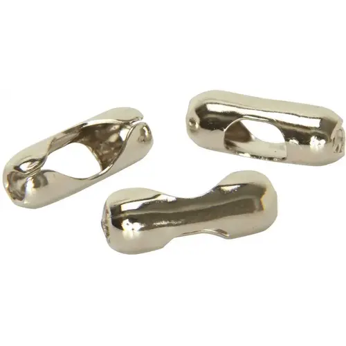Ball Chain Mfg 00007P #6 "B" COUPLINGS, NICKEL PLATED BRASS