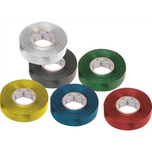 MARKING TAPE, 3/4 IN. X 22 YD., YELLOW Pack of 10