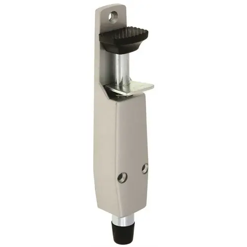 White Aluminum Step-On Door Stop