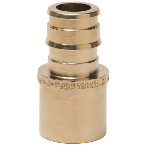 TRIBAL MFG. F105E44 BRASS SWEAT ADAPTER, 1/2 IN. X 1/2 IN. FEMALE, PEX-A, LEAD FREE