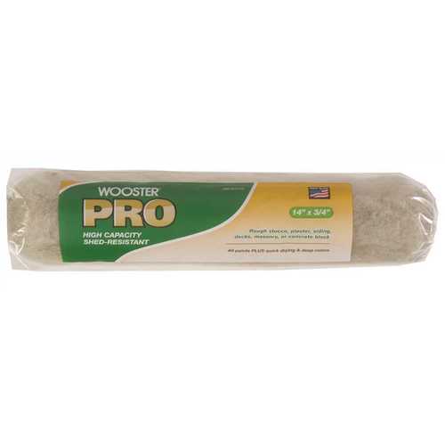 Wooster Pro 14 in. x 3/4 in. High Density Shed-Resistant Knit Roller Cover