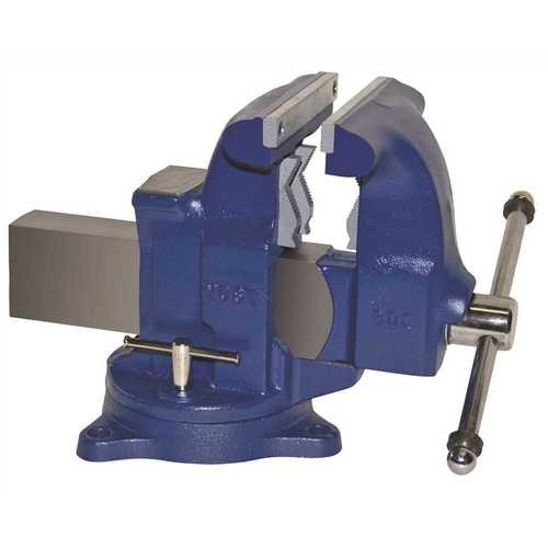 8 in. Medium-Duty Tradesman Combination Pipe and Bench Vise - Swivel Base