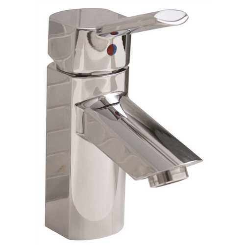 Single Hole Single-Handle Bathroom Faucet with Included Component in Chrome