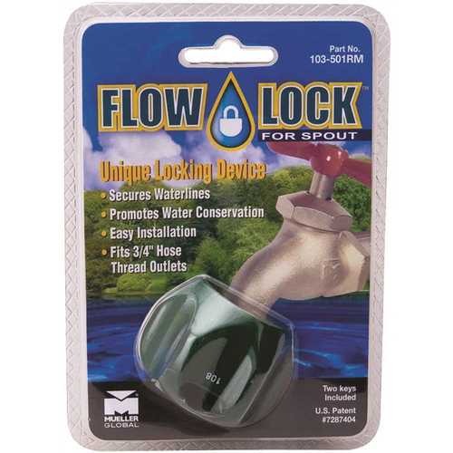 FLOW LOCK HOSE BIBB LOCK MIXED KEYED