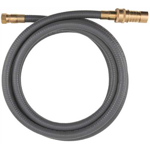 Dormont 30D-10QD PORTABLE OUTDOOR GAS CONNECTOR, QUICK DISCONNECT FITTING, 1/2 IN. X 10 FT