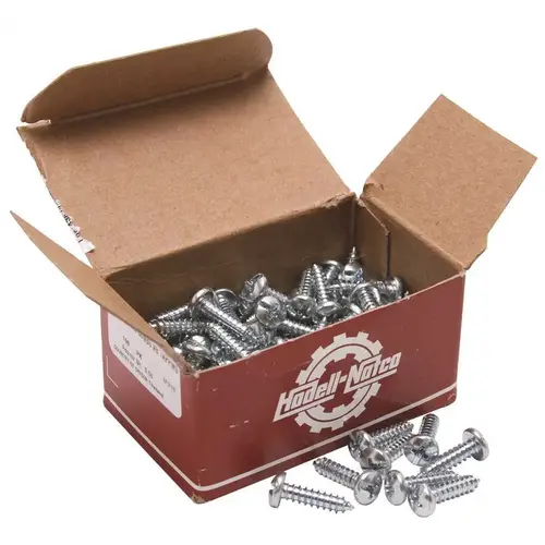 Lindstrom #14 x 1-1/2 in. Combo Phillips/Slotted Pan Head Sheet Metal Screws Zinc Plated - pack of 100