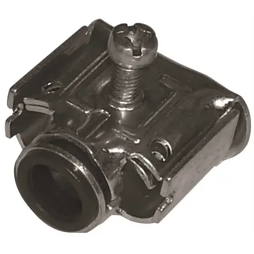 SNAP-IN SET SCREW TYPE CABLE CONNECTOR WITH INSULATED THROAT, 1/2 IN. BI-FLEX SIZE