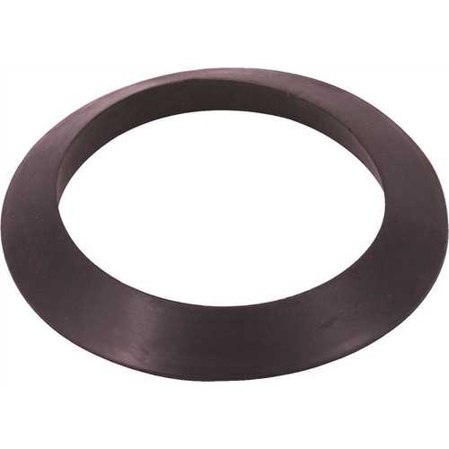 FLUSH VALVE WASHER BEVELED, 2-1/4 IN. ID Black