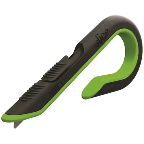 Slice 10503-INNER AUTO-RETRACTABLE BOX CUTTER WITH CERAMIC BLADE Black, Green