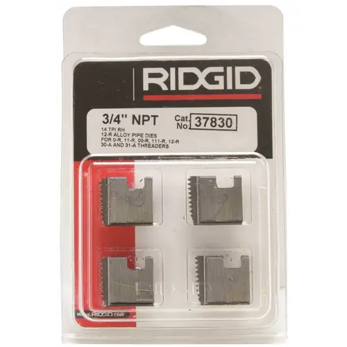 RIDGID 37830 Genuine Replacement Die, 3/4 in. NPT Silver