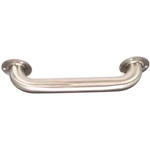 EXPOSED SCREW GRAB BAR, 12 IN. X 1-1/2 IN. DIAMETER, STAINLESS STEEL