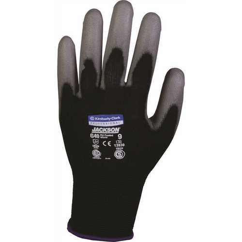 KLEENGUARD 13838 G40 Size 8.0 Medium Black Polyurethane Coated Gloves High Dexterity