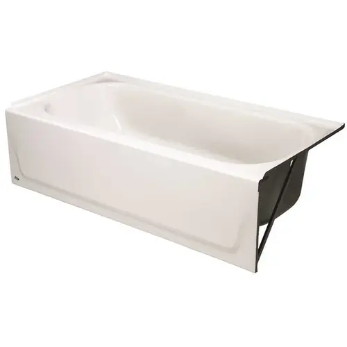 Bootz Industries 011-3340-00 Maui 60 in. Right Drain Rectangular Alcove Soaking Bathtub in White