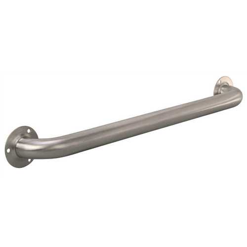 EXPOSED SCREW GRAB BAR, 1-1/2 IN. X 24 IN., SATIN STAINLESS