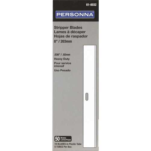 Personna Heavy-Duty 8 in. Stripper Blades - pack of 50