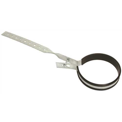 Greenfield 220-4 DWV Hanger Strap, Plastic Covered, 16-Gauge, 4 in. x 12 in