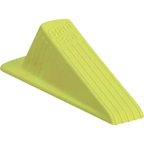 IMPACT 7265-90 6-1/4 in. Yellow and Green Super Door Stop UNFINISHED